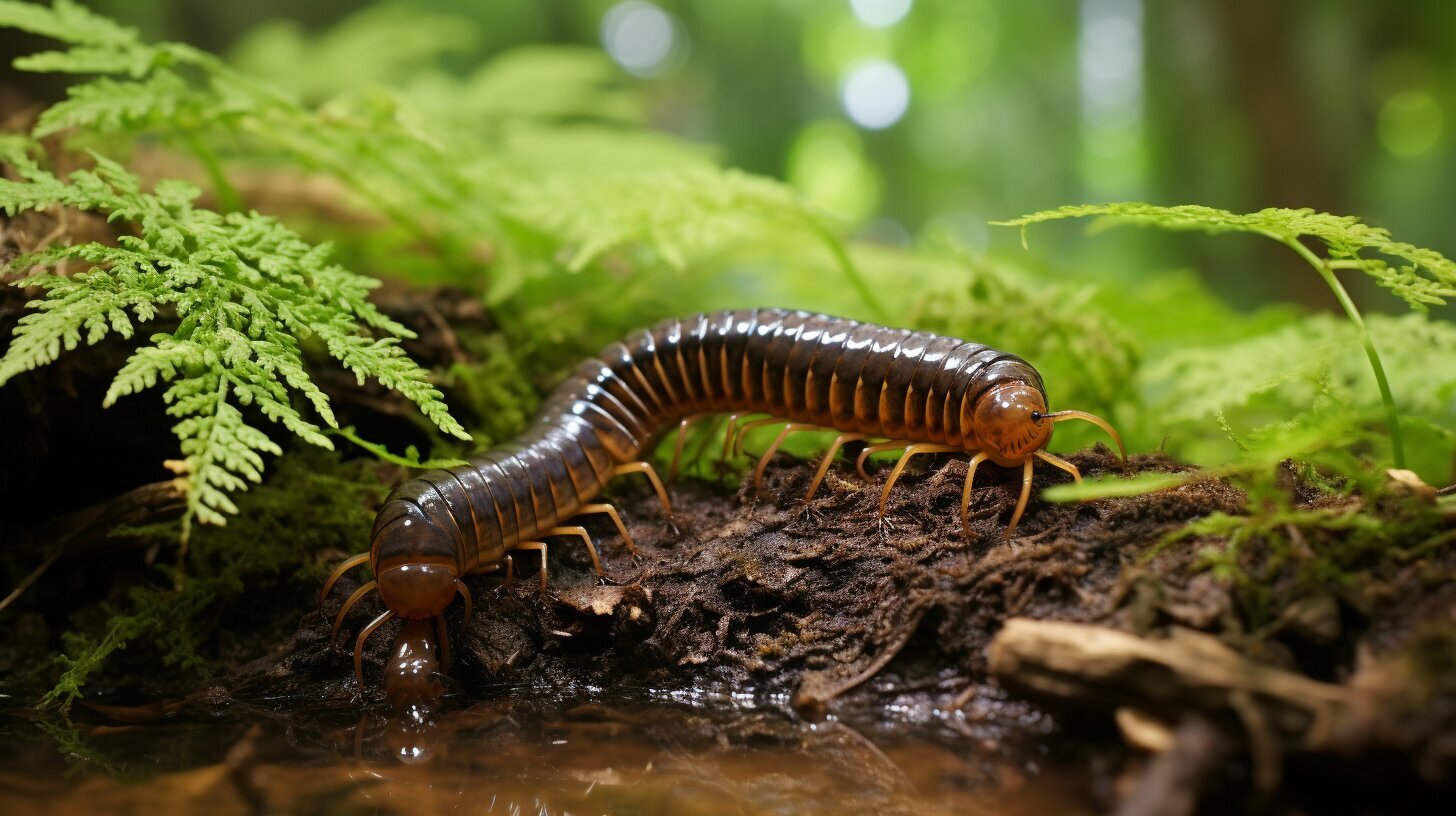 can centipedes and millipedes live together