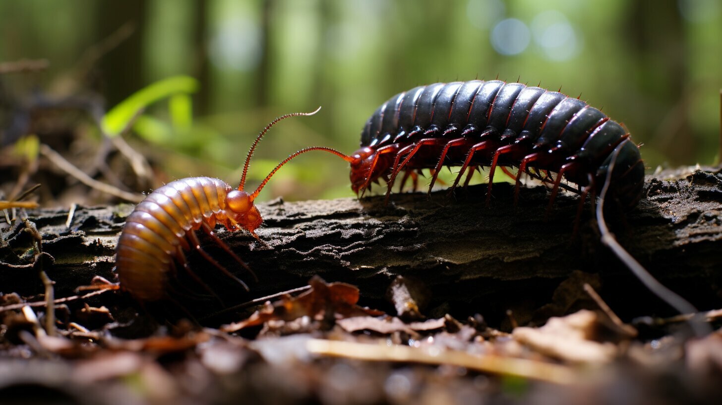 what centipedes eat woodlice
