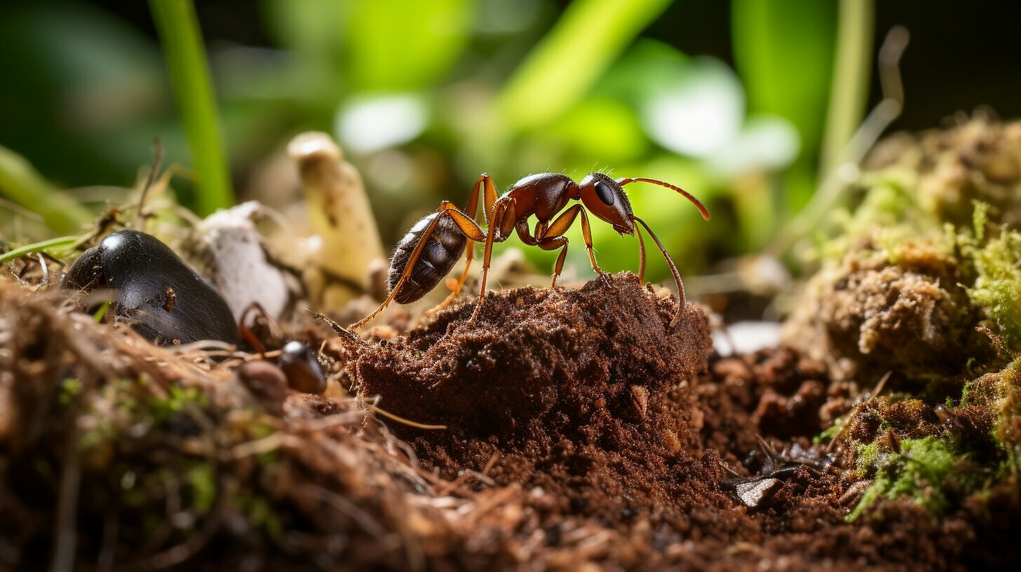 what happens when you disturb an ants nest
